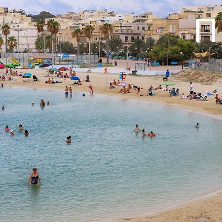 Gem Beachfront Apt With Amazing Bay And Sea Views Birżebbuġa Exterior foto