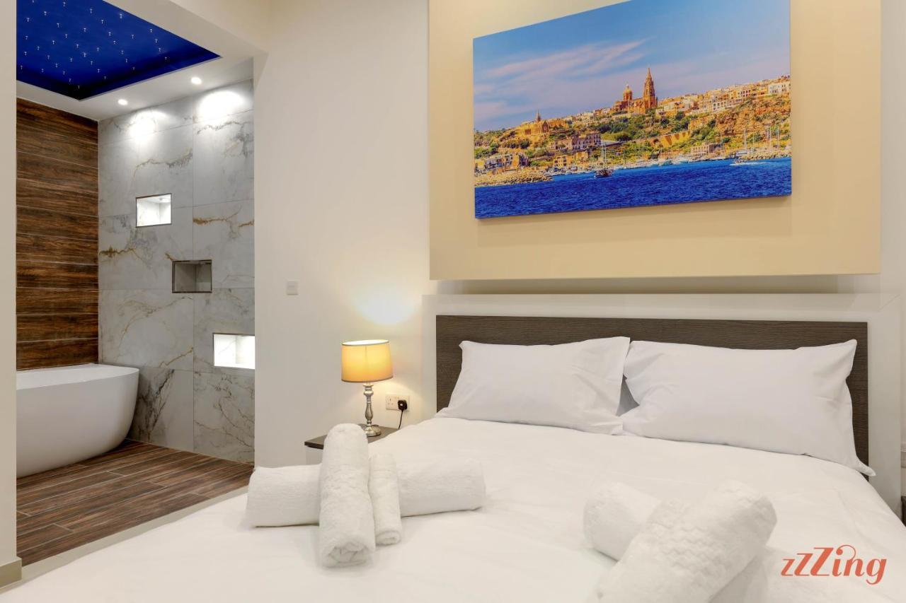 Gem Beachfront Apt With Amazing Bay And Sea Views Birżebbuġa Exterior foto